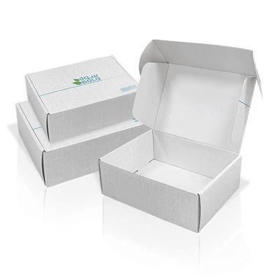 Caixa de correio de papel para cuidados da pele de artesanato Caixa de embalagem de roupas de roupa interior reciclável