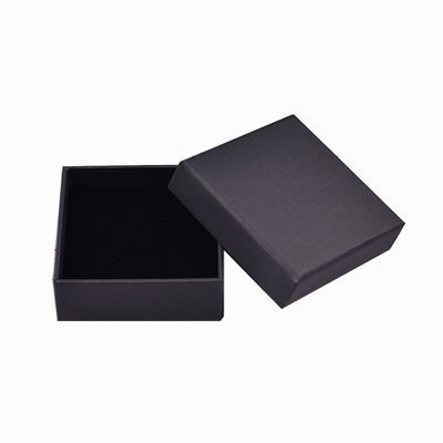 Embalagens de presente recicladas ecológicas Caixas de jóias de papel kraft preto castanho