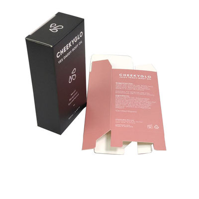 Caixas de fechamento automático impressas sob medida 350gm 400gm 500gm Caixa de papel revestida de arte