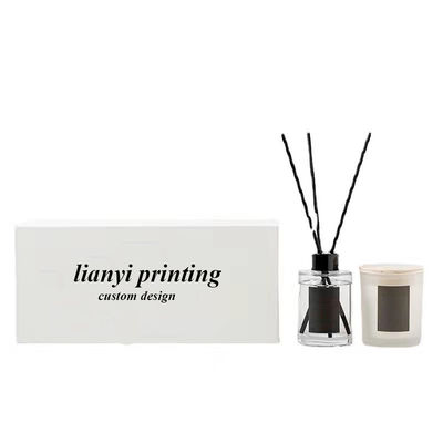 Embalagens de velas perfumadas recicladas para aromaterapia