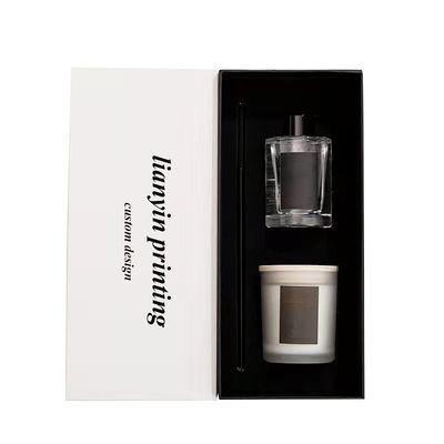 Embalagens de velas perfumadas recicladas para aromaterapia