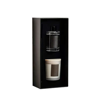 Embalagens de velas perfumadas recicladas para aromaterapia