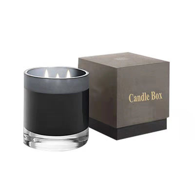 Embalagens de velas perfumadas recicladas para aromaterapia