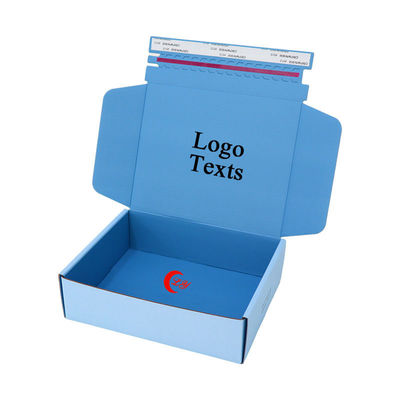Caixa de papel de embalagem de presente ondulada Caixa de envio impressa personalizada pequena para aeronaves