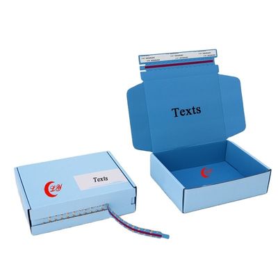 CMYK Cor Offest Impressão E Comércio Caixa de embalagem Logotipo e tamanho personalizados
