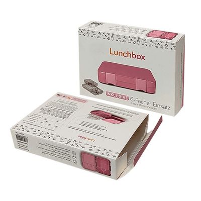 Caixa de almoço de papel Bento aquecido para embalagens de adultos