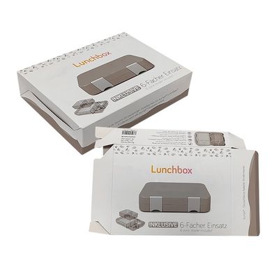 Caixa de almoço de papel Bento aquecido para embalagens de adultos