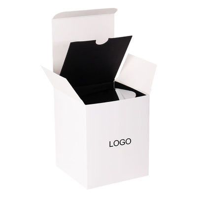 Tipo de Liner de plástico encomenda personalizada Higi Logotipo de folha de ouro revestimento UV Pequena caixa de velas 4x4x4