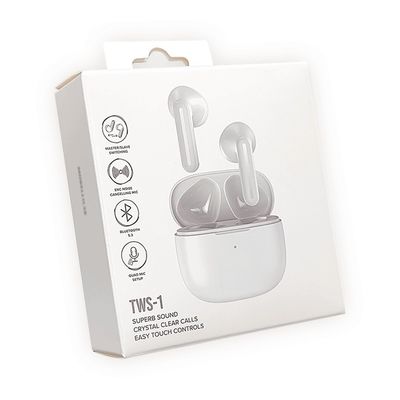 Custom Logo Printing Paper Box Reverse Direct Tuck Design para fones de ouvido Headset Earpiece