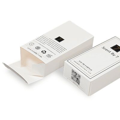 Caixas de papelão tipo Tuck Top Box embalagem de caixa cosmética reciclável para brilho labial