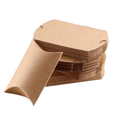 Embalagem de embalagem de almofada de papel pequeno para favores de casamento