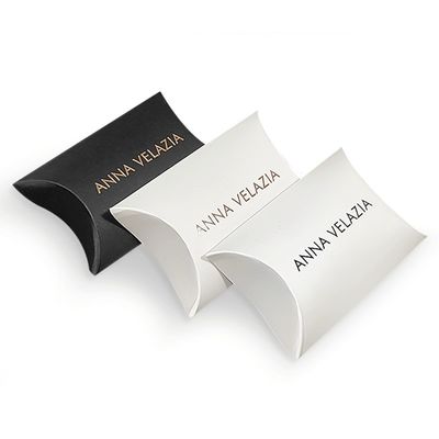 Outros Caixa Tipo embalagem dobrável almofada em forma de caixa de papel Kraft para personalização