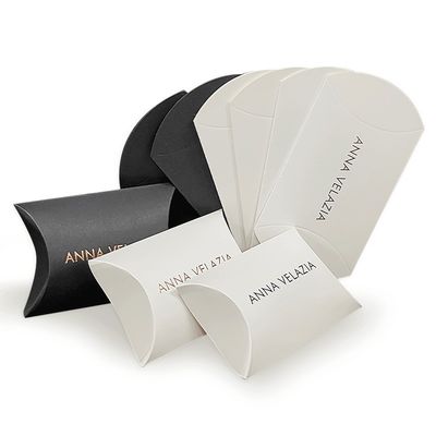 Outros Caixa Tipo embalagem dobrável almofada em forma de caixa de papel Kraft para personalização