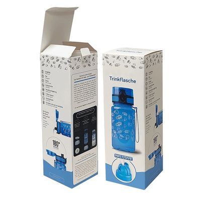 Caixa de embalagem cosmética de cartão de papel de luxo dobrável para cuidados com a pele