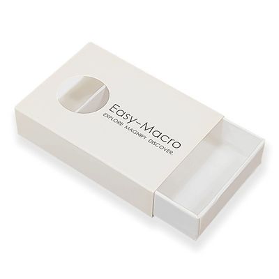 Embalagem de Caixa de Papel Rígida Pequena Reciclada UV Finish Embalagem de Caixa de Slide Personalizada