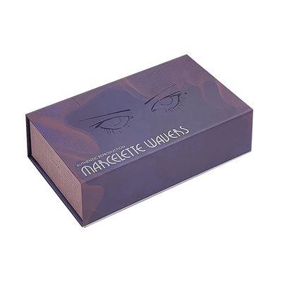 Materiais reciclados Magnético de luxo personalizado rígido tampa plana embalagem de papel magnético caixa de presente com inserção de papel