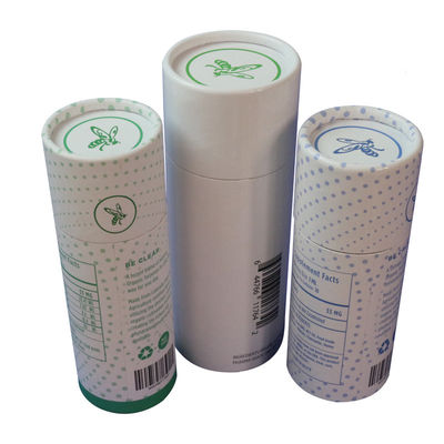 Caixas de embalagem redonda de presentes Caixas de embalagem de papel reciclado Caixa de embalagem de tubos CMYK Cor