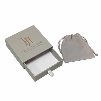 Caixas de jóias deslizantes de pequeno porte recicláveis