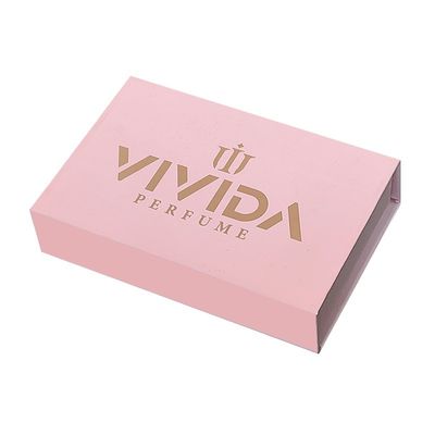 Impressão de logotipo personalizado Caixa de presente em forma de livro magnético para perfume e cosméticos de Colônia
