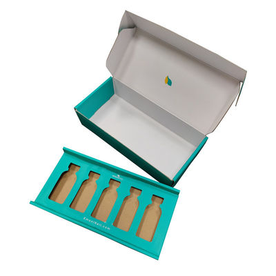 Caixas de correio corrugadas personalizadas ecológicas para embalagens de cosméticos e vestuário