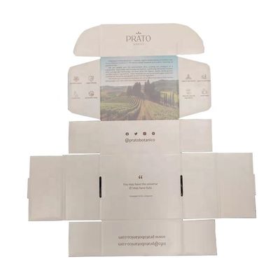 Caixas de correio corrugadas personalizadas ecológicas para embalagens de cosméticos e vestuário
