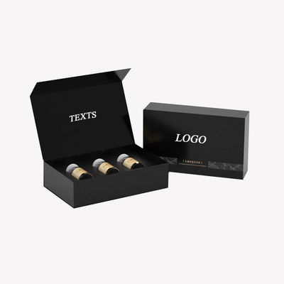Papel de arte caixa magnética rígida personalizável para cosméticos colônia perfumista Attar garrafa