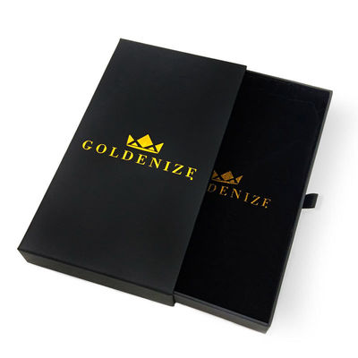 Caixa-presente de jóias de papelão ecológica com logotipo personalizado e logotipo personalizado