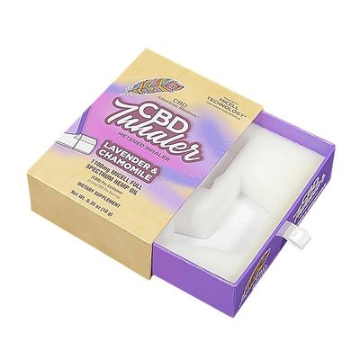 Impressão colorida personalizada Cartão Sliding Drawer Embalagem Caixa de papel para cinturão de jóias Bolsa de embalagem