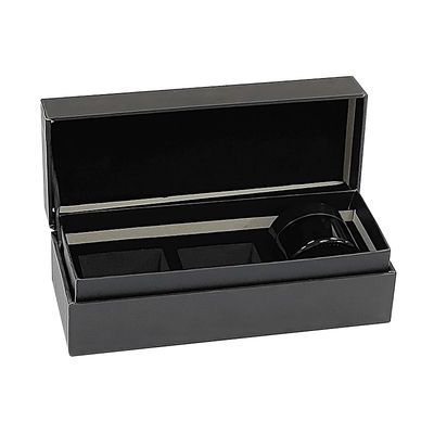 Caixa de velas de papel Flip Top Clamshell embalagem para luxo conjunto de três velas craft presente