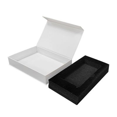 Liner de esponja 8x10 Caixa magnética fotomagnética rígida Embalagem de tamanho personalizado para álbuns de luxo
