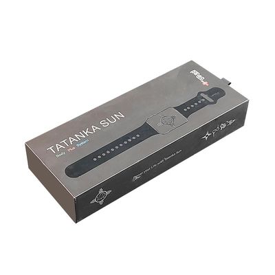 Cartão de relógio de cartão de laminação brilhante para relógios de manufatura personalizada