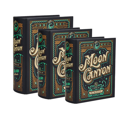 Caixas de cartão de forma de livro decorativo com fecho por ímã para exigência específica do cliente