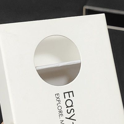 Caixas de presente de sabão de flores de logotipo personalizado Impressão de embalagem de sabão Caixa de papel com janela clara