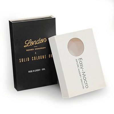 Caixa de presente de papel preto e branco personalizado Caixa de fósforos personalizada