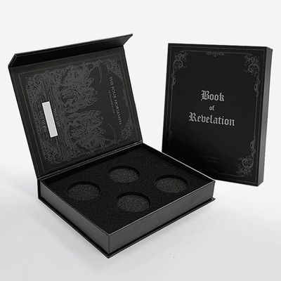 Caixas de embalagem em forma de livro magnético de artesanato Caixas de presente rígidas personalizadas de papel