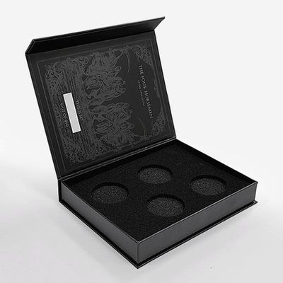 Caixas de embalagem em forma de livro magnético de artesanato Caixas de presente rígidas personalizadas de papel