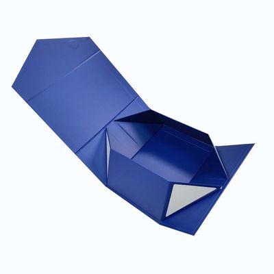 Caixa de papel de cartão rígida dobrável Caixa de embalagem de roupa interior em forma de livro magnético