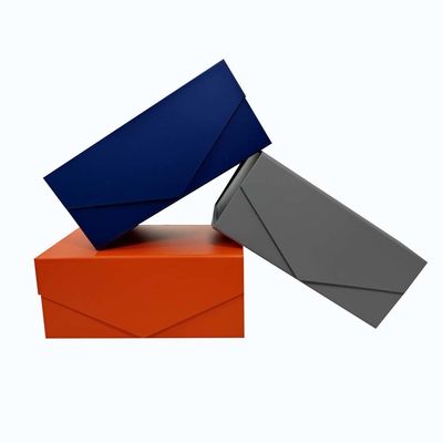 Embalagem de cartão com logotipo personalizado fecho magnético Caixas de presente de papel dobrável para embalagem