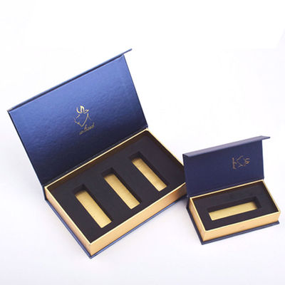 Logotipo personalizado Caixa magnética de placa cinzenta com fecho magnético e inserção de EVA TUV verificado