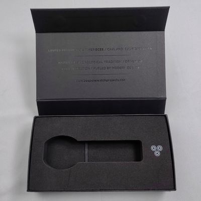 Caixa de embalagem de papel transparente de presente personalizada Caixa de papelão com tampa magnética