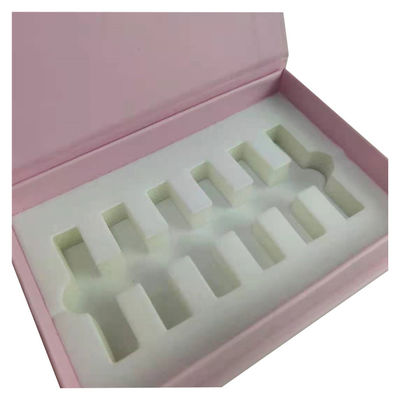 Impressão em Reboco Caixas de Cartão Rígido Caixas de Perfumes Rosa Luxo Embalagens
