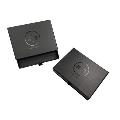 Caixas rígidas personalizadas de luxo dobrável de papelão preto caixa de presente magnética preta com forro de esponja