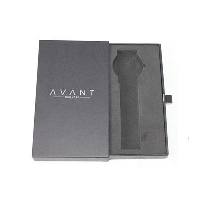 Proteção Ambiental Mat Lamination Cardboard Hard Black Gift Box para Quadro de Fotos