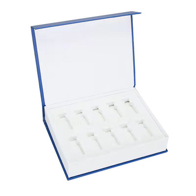 Caixa de embalagem de papel personalizado de laminação brilhante para cosméticos de cuidados com a pele