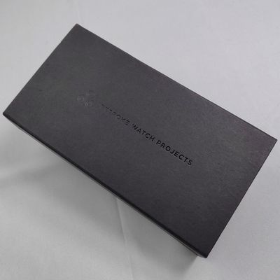 Caixa de livros magnética de papel de cartão de design personalizado para embalagem de relógios inserção