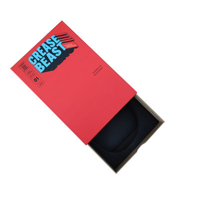 Impressão CMYK/PANTONE reciclável Caixa magnética vermelha de presente para embalagem de luxo final