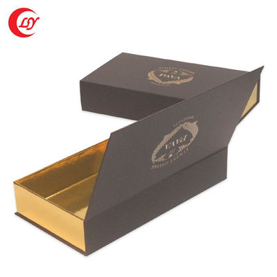 Embalagem de ouro Caviar preto tin jar vermelho Conjunto de presente com embalagem de papelão e manga