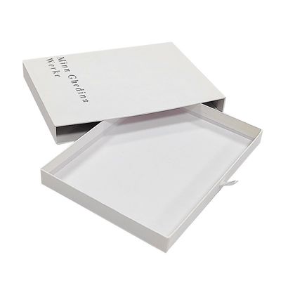 Caixa de embalagem de velas com padrão de textura e logotipo 157g papel de arte 1000g papelão