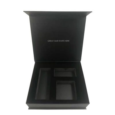 Papelão Preto Matt Luxury Honey Packaging Gift Set Tamanho Personalizado Kreme Jar Magnético caixa de papelão rígido