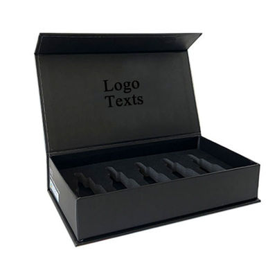 Papelão Preto Matt Luxury Honey Packaging Gift Set Tamanho Personalizado Kreme Jar Magnético caixa de papelão rígido